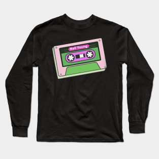 Casette Neil young Long Sleeve T-Shirt